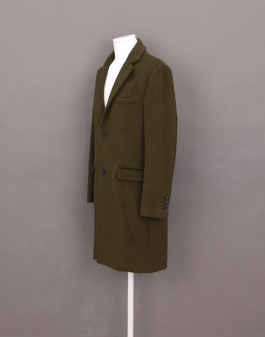 EDIFICE 417 JPN Wool Blend Chesterfield Coat