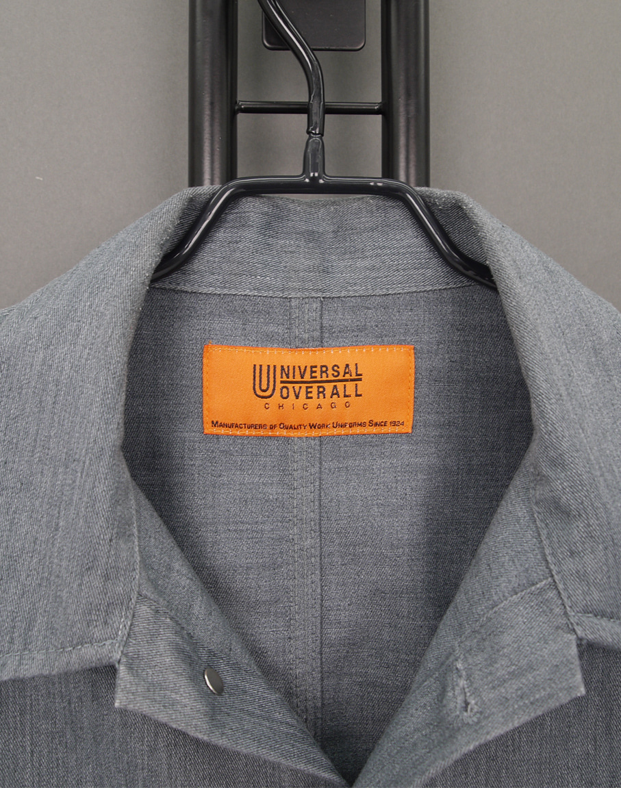 UNIVERSAL OVERALL TC Twill Gray CoverAll Work Jacket